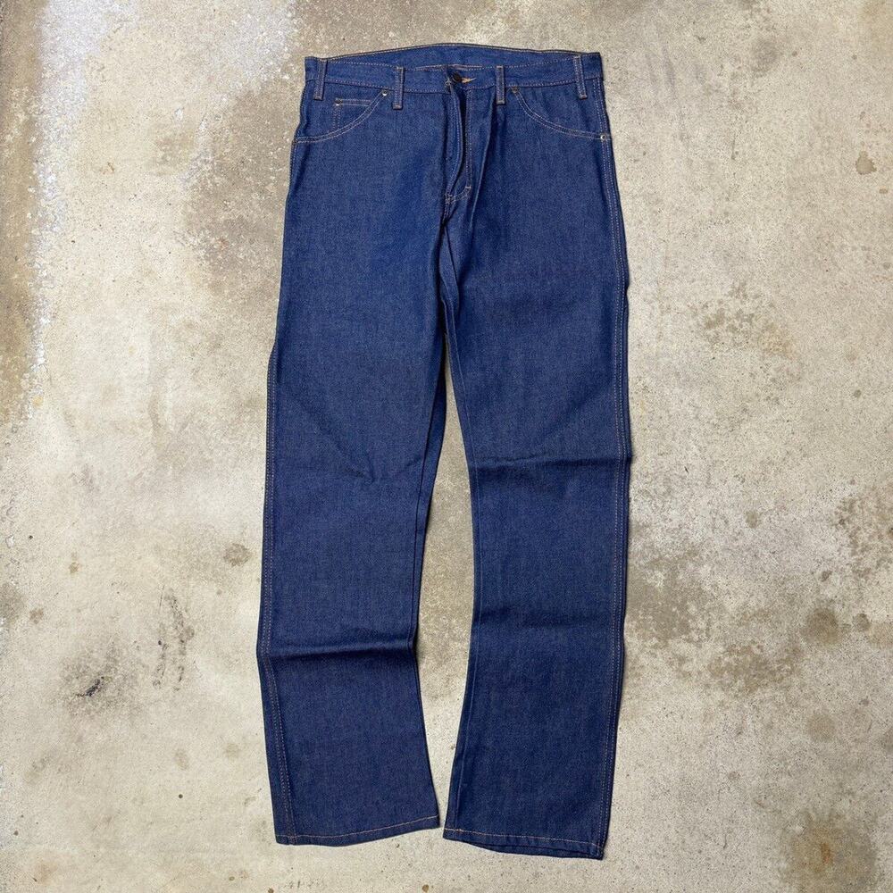 Vintage Dickies Raw Denim Bootcut Flare Jeans Size 34x34 fits 35x36